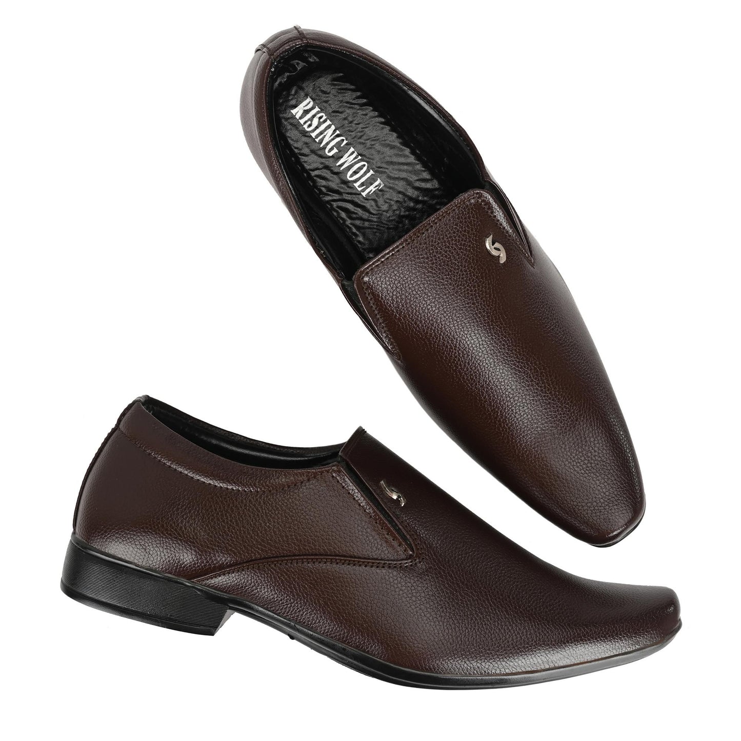 Formal Shoes For Men | Synthetic Leather (Brown)